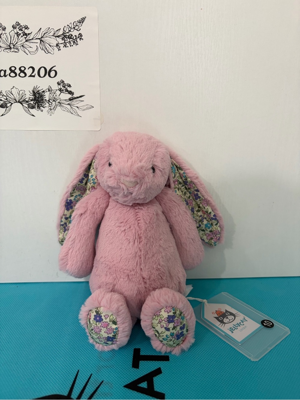 #010 AUTHENTIC❗️Jellycat SMALL blossom tulip bunny 7”- NWT Retired - Picture 1 of 11